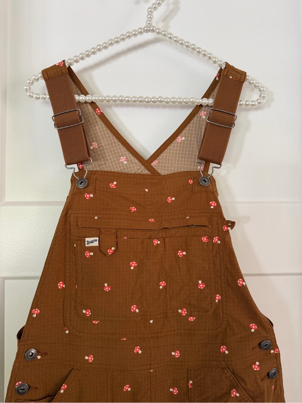 Rust Brown Short Overalls 🍄 - Picture 3 of 11